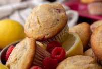 Sun-Kissed Lemon Raspberry Muffins
