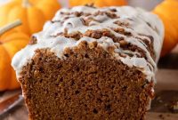 Decadent Streusel Pumpkin Bread