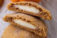 Irresistible Pumpkin Cheesecake Cookies with Velvety Filling