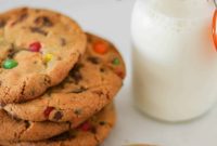 M&Ms Chocolate Chip Cookies No Brown Sugar