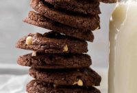 Easy Fudgy Hazelnut Brownie Cookies
