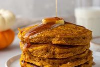 Cloud-Like Pumpkin Pancakes