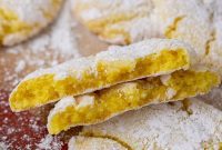 Crumbl Lemon Crinkle Cookies Cake Mix Shortcut