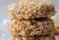 Crumbl-Style No-Bake Rice Krispies Treats