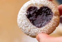 Simple Valentine’s Thumbprint Cookies