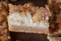 Ultimate Apple Crumble Cheesecake Bars