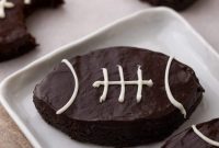 Touchdown Fudgy Brownies for Game Day