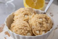 Bright and Zesty Edible Lemon Cookie Dough