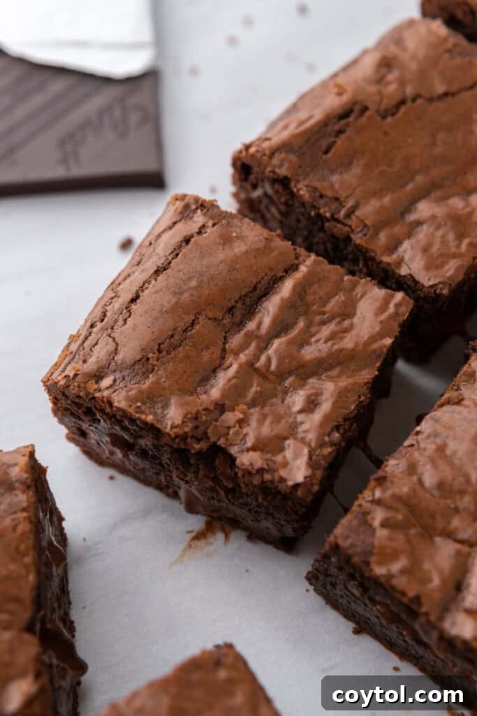 Fudgy Brown Butter Brownies recipe overhead shot of ingredients in mixing bowls