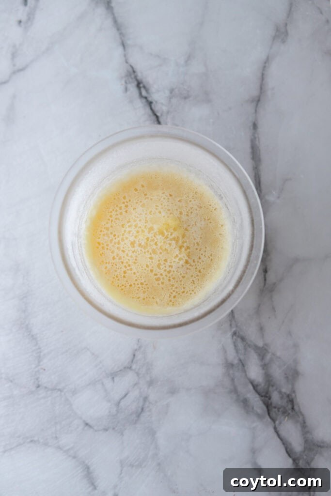 Frozen ice cream base in pint container