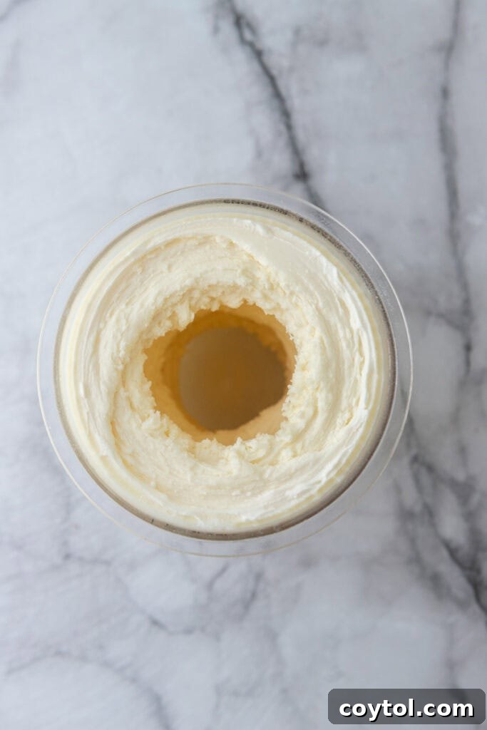 Blended ice cream in ninja creami pint