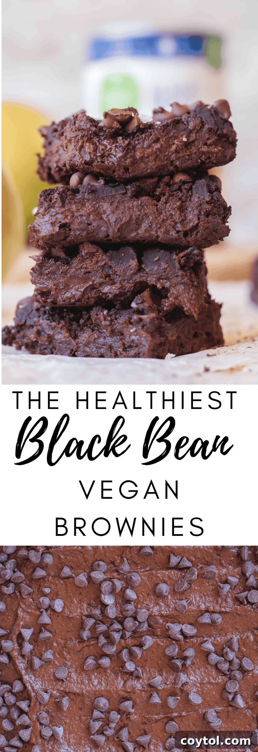 The healthiest black bean brownies