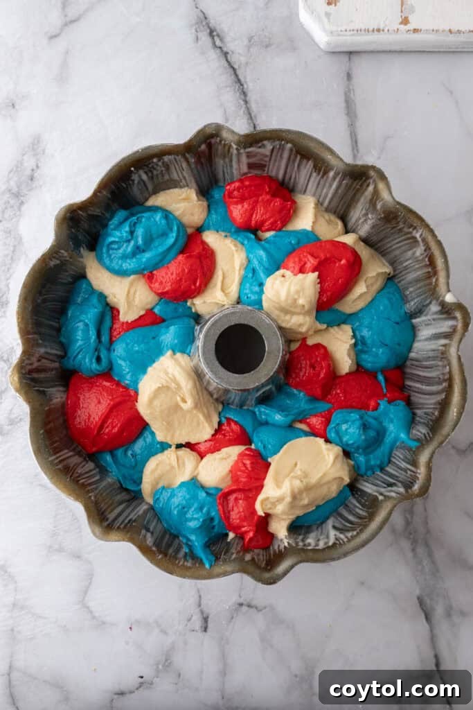 batter in a pan