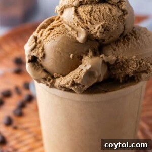 espresso coffee ice cream recipe in a cup