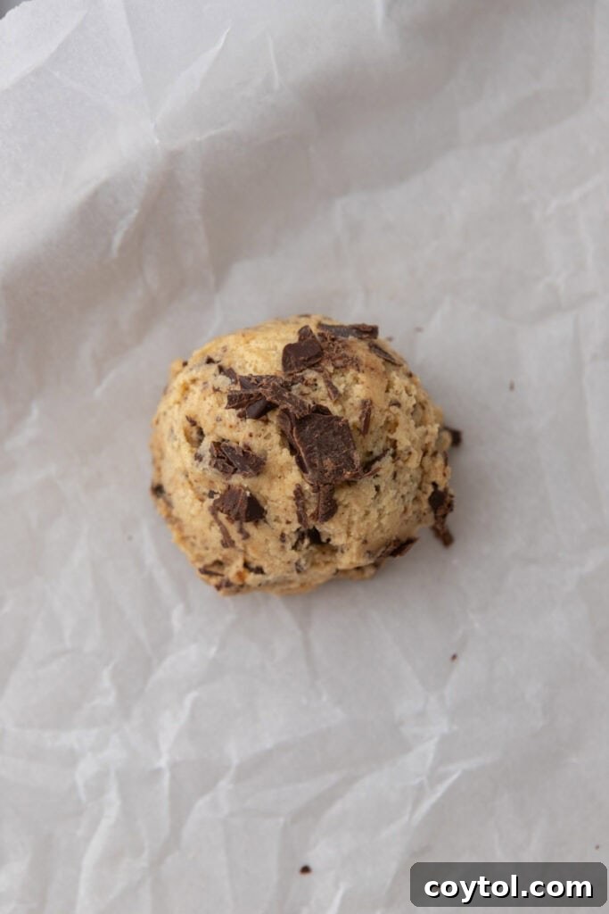 The Ultimate Jacques Torres Inspired Chocolate Chip Cookies 11 dough ball spaced out