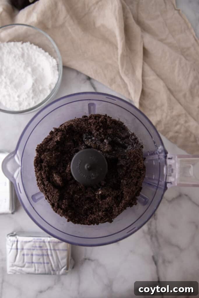 cookies in a food processor