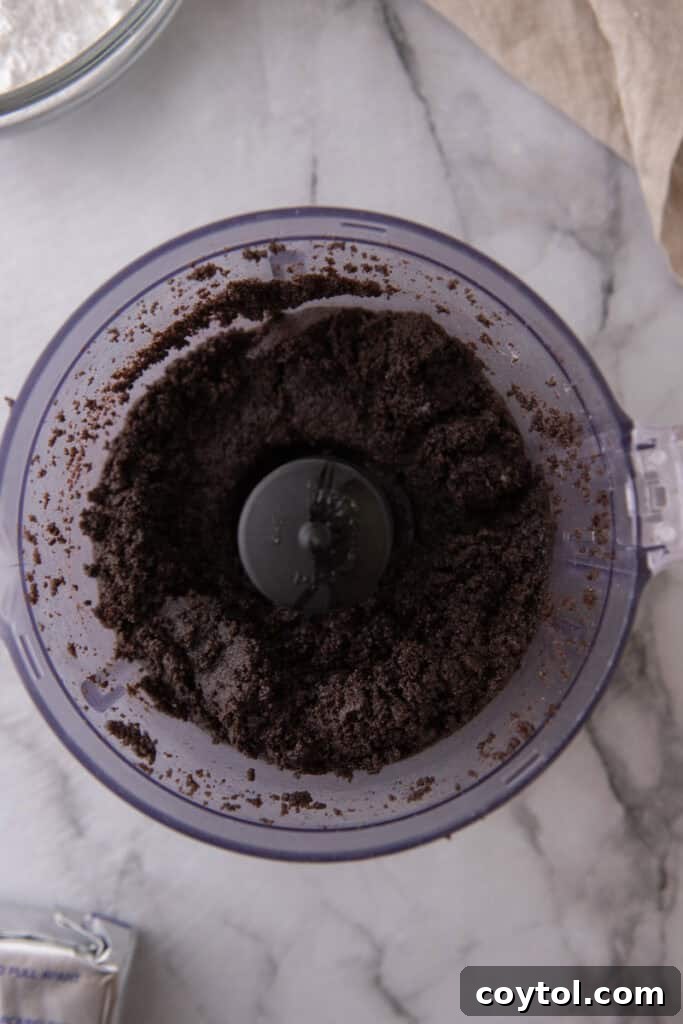 cookies in a food processor