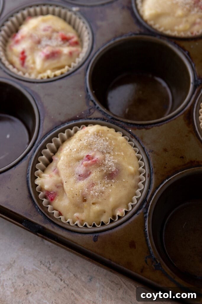 mixed ingredients in liners