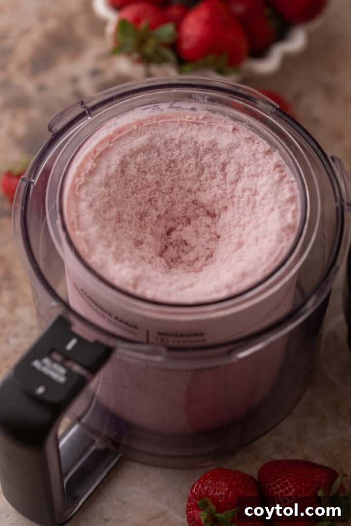 Effortless Strawberry Cottage Cheese Ice Cream with Ninja Creami 7 Crumbly ninja creami ice cream