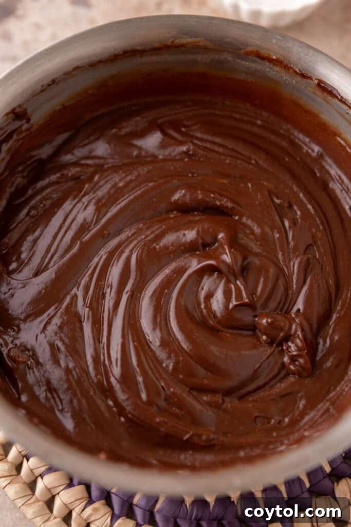 Fluffy Chocolate Meringue Pie Perfection 10 ingredients in a pot