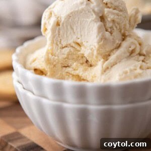No-Churn Cream Cheese Ice Cream recipe in a bowl
