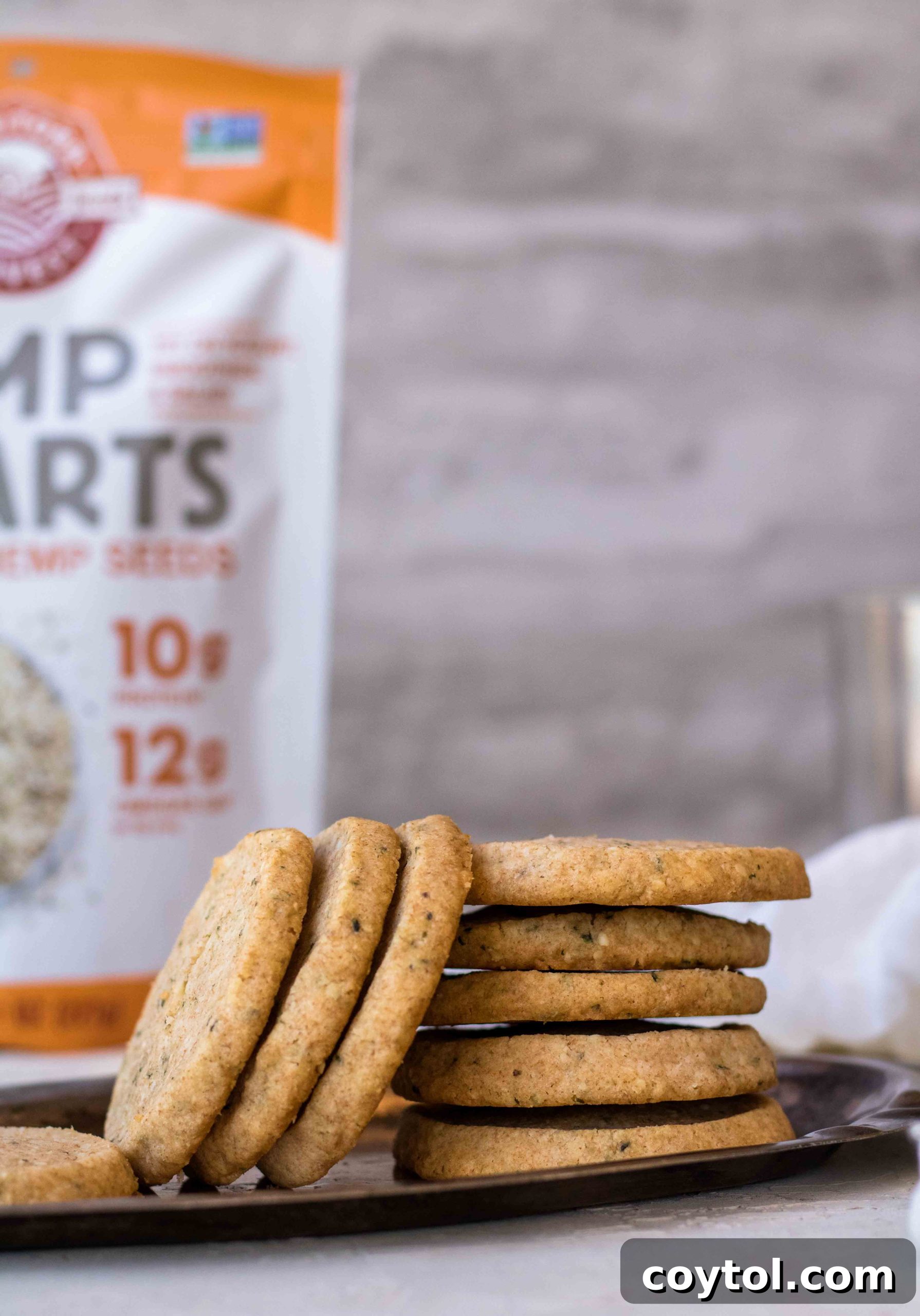 Whole Wheat Sablés With Hemp Seeds