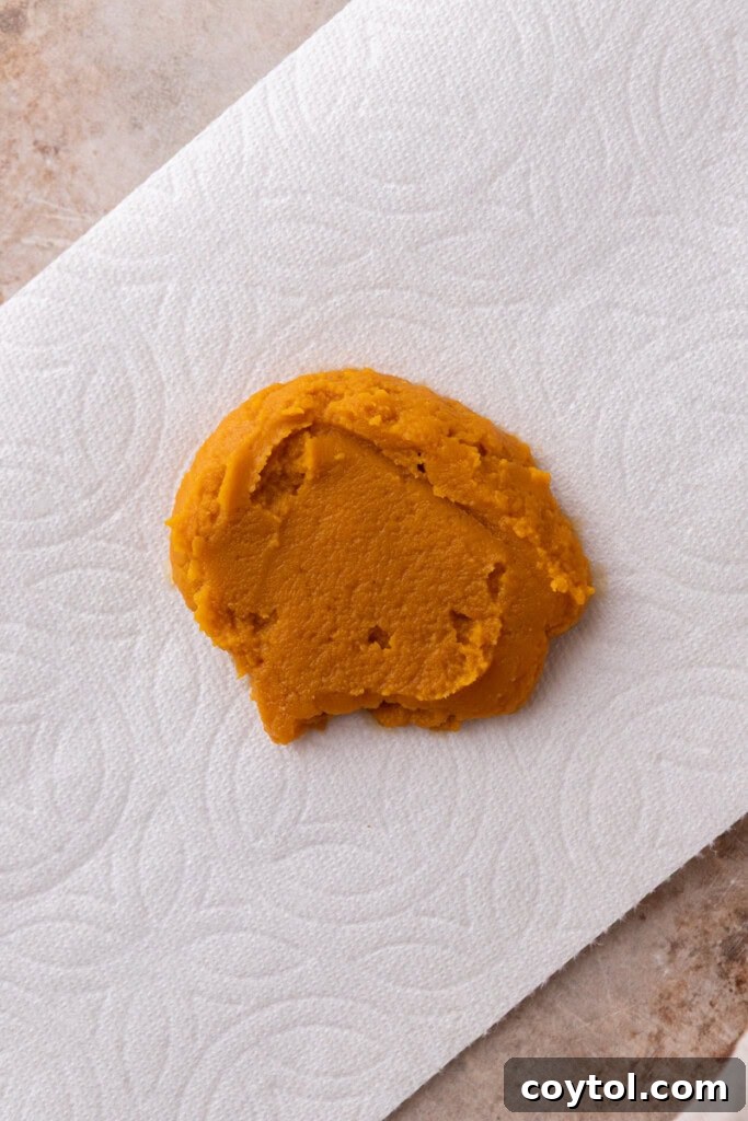 Nutty Brown Butter Pumpkin Chocolate Chip Cookies 6 ingredients on paper towel