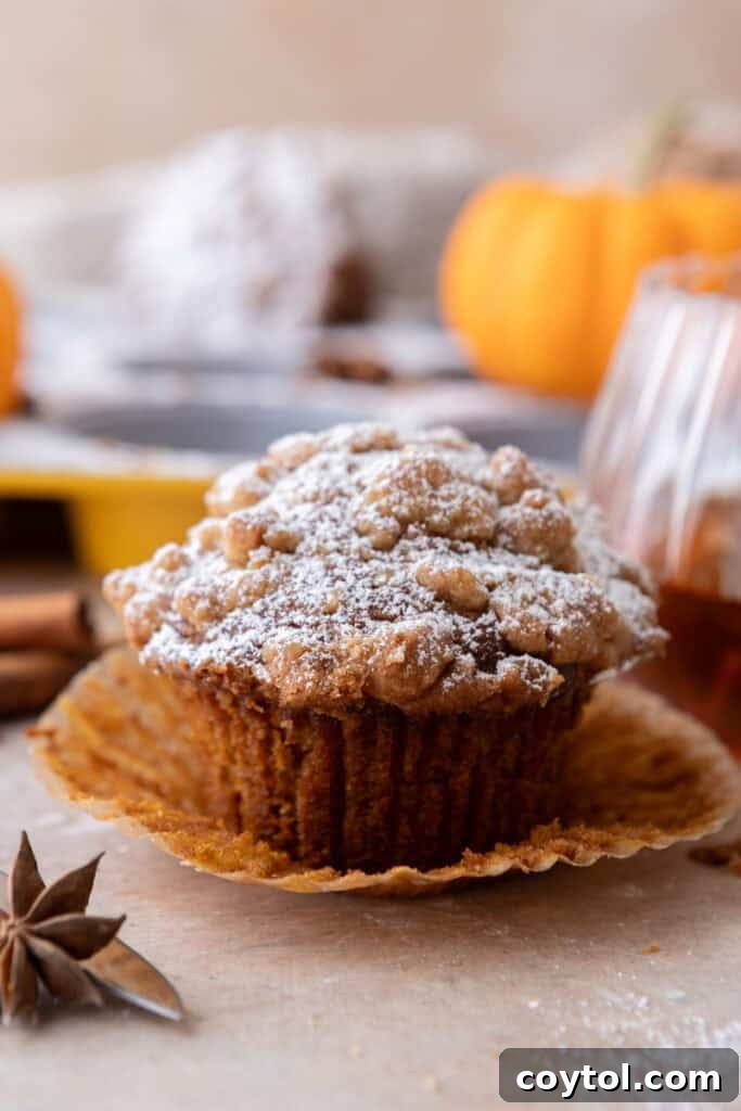 Panera Bread Pumpkin Muffins recipe side shot
