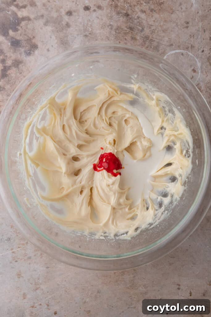 mixed ingredients in a bowl