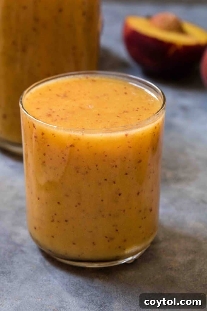 Refreshing CBD Peach Smoothie for a Healthy Summer Drink