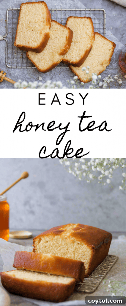 Grandma's Secret Moist Honey Tea Cake Loaf 10 Pin for later: Honey Tea Cake loaf on a cooling rack