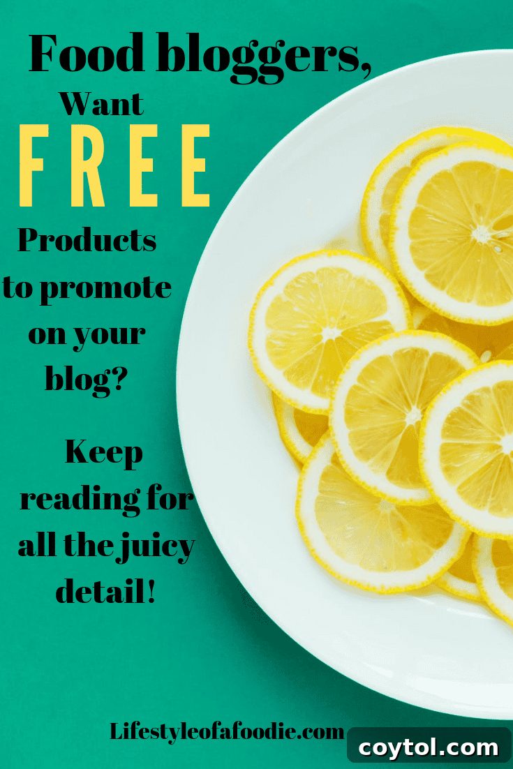 Food bloggers, want free stuff? Check out this article PINTEREST