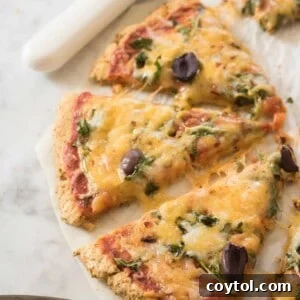 Chickpea gluten free pizza crust