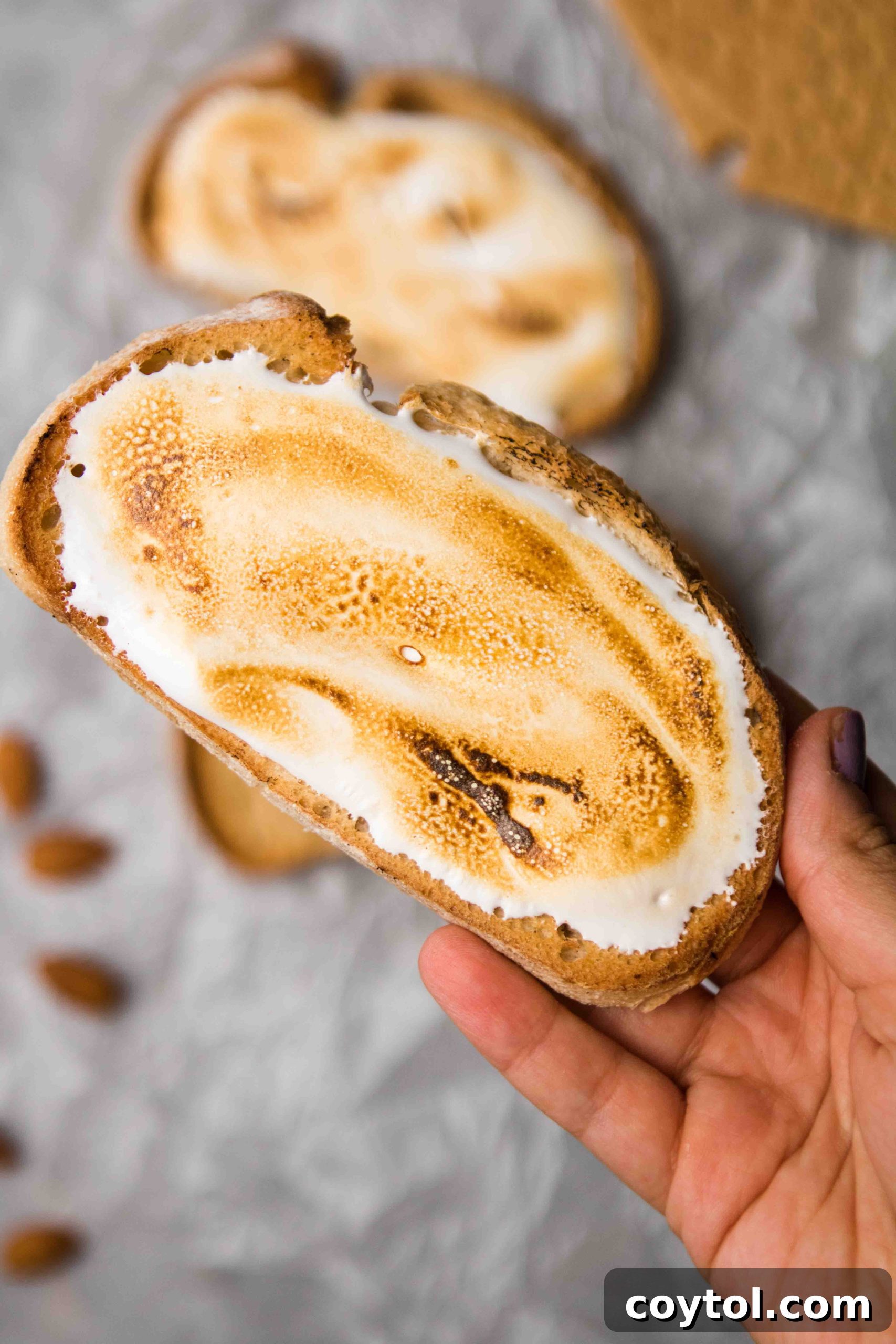 How to make s'mores toast recipe in the oven - alternative method