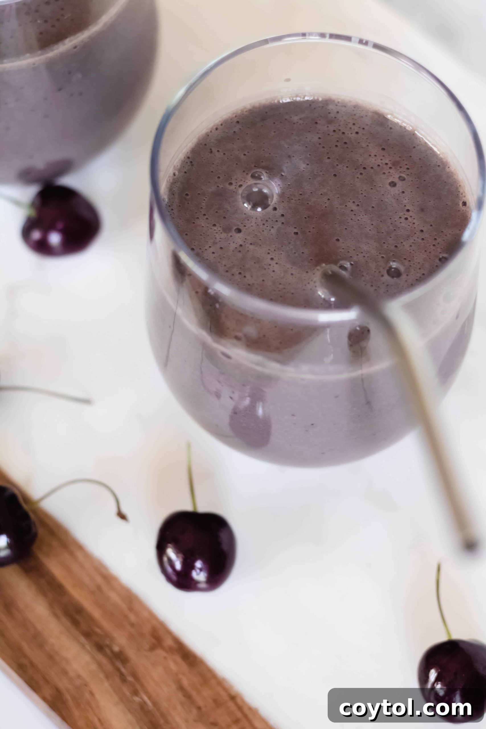 Vegan High protein chocolate smoothie