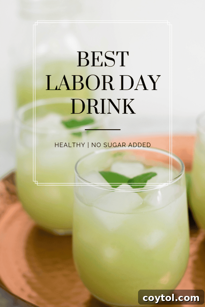 Labor day grape cooler