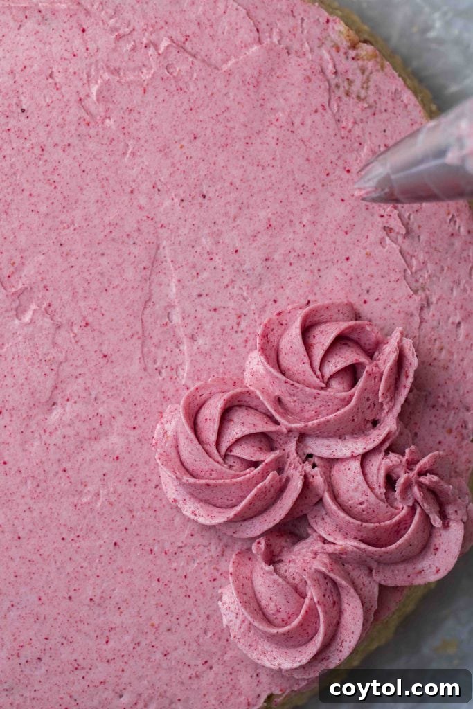How to make buttercream rosette