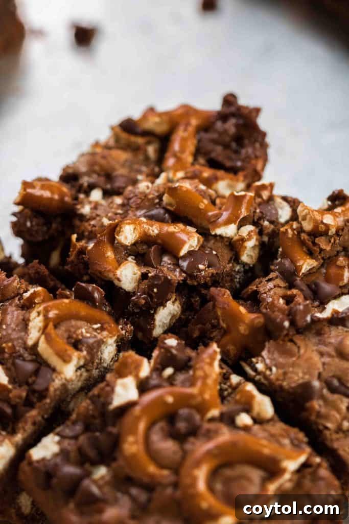 The best pretzel brownies ever