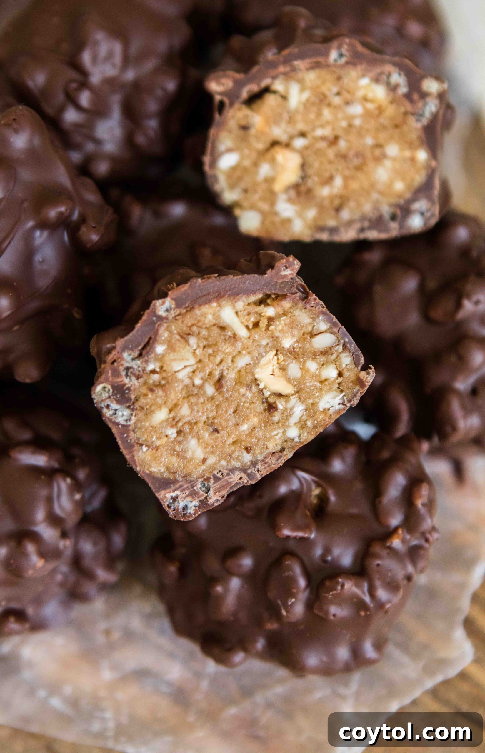 chocolate balls for Christmas