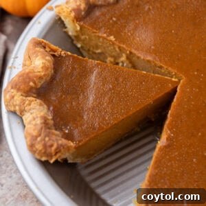 Rich & Creamy Pumpkin Pie