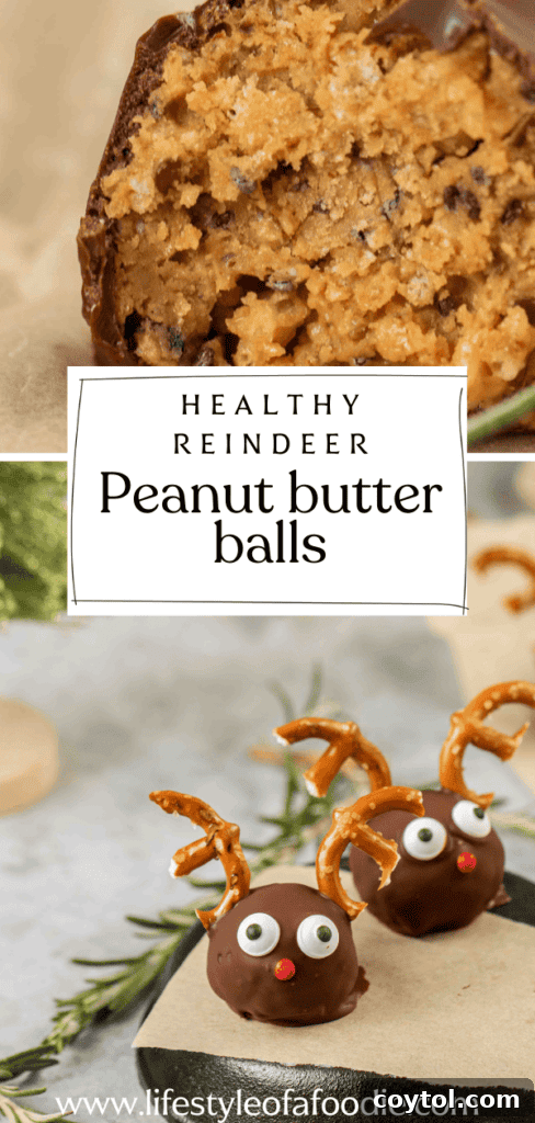 Pin for later: Healthy Reindeer Peanut Butter Balls