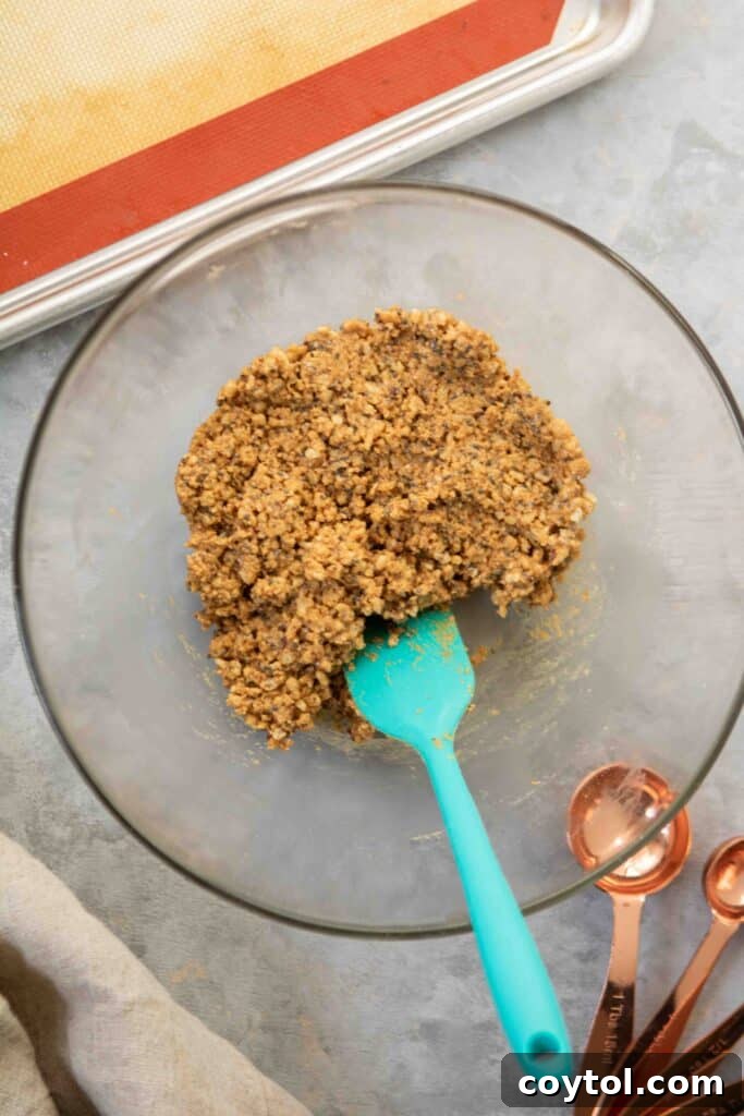 How to make reindeer peanut butter balls - final mixture
