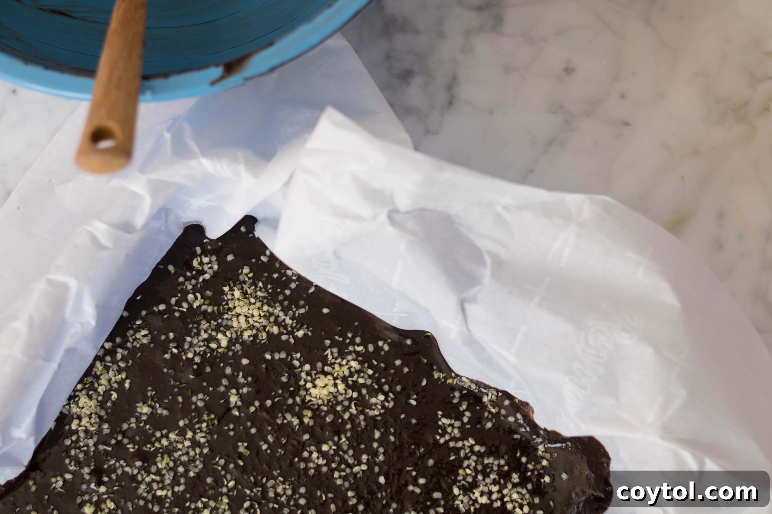 Velvet Sweet Potato Fudge Brownies 9 Sweet potato brownies baking in the oven