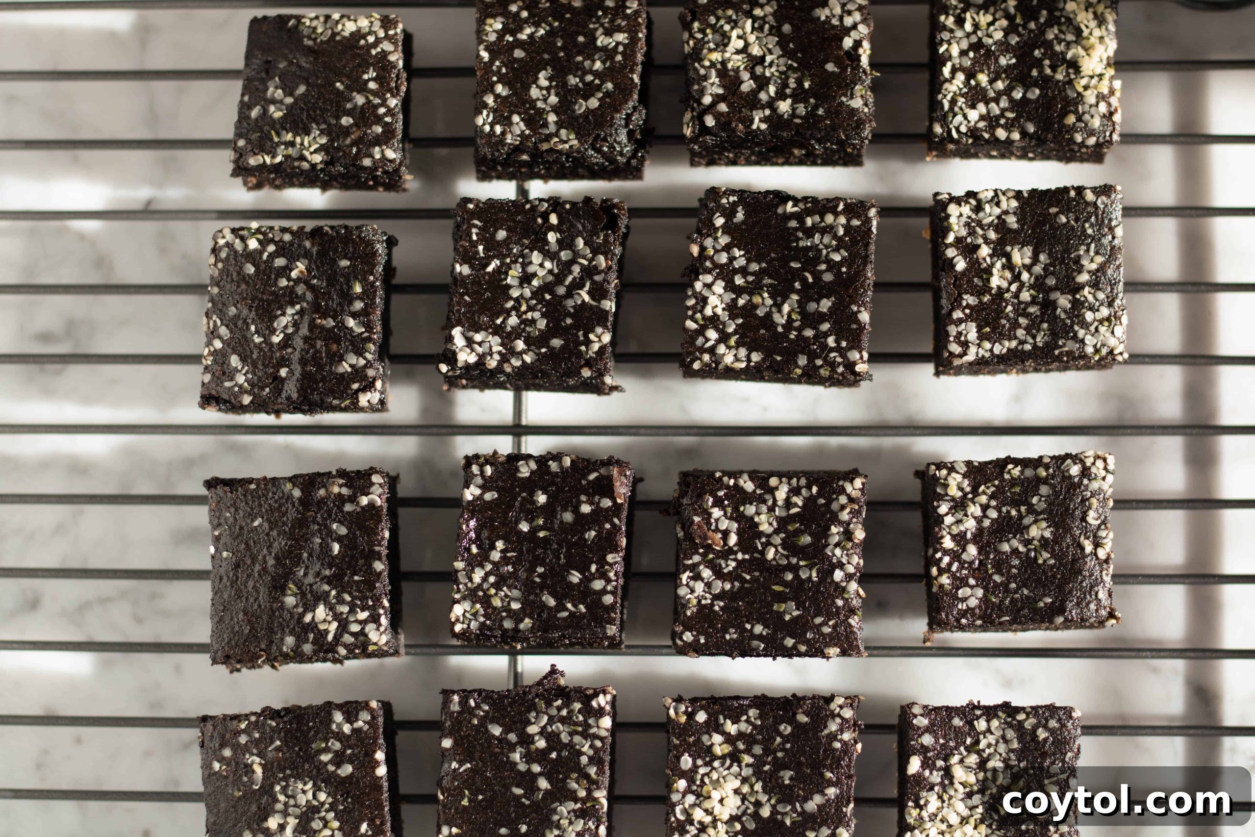 Velvet Sweet Potato Fudge Brownies 10 Cooling down sweet potato brownies after baking