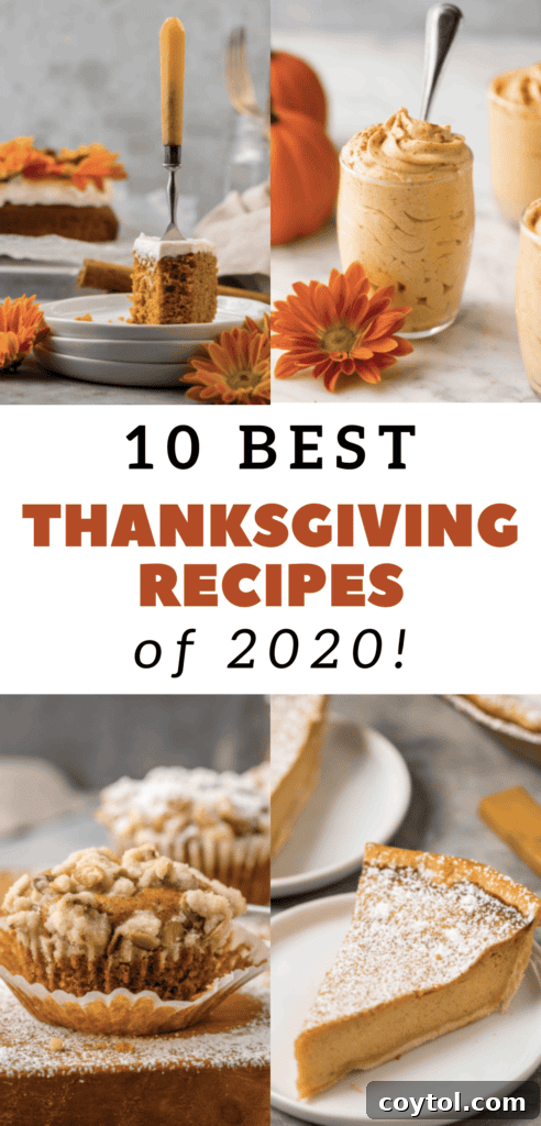 Thanksgiving menu inspiration with 10 recipes