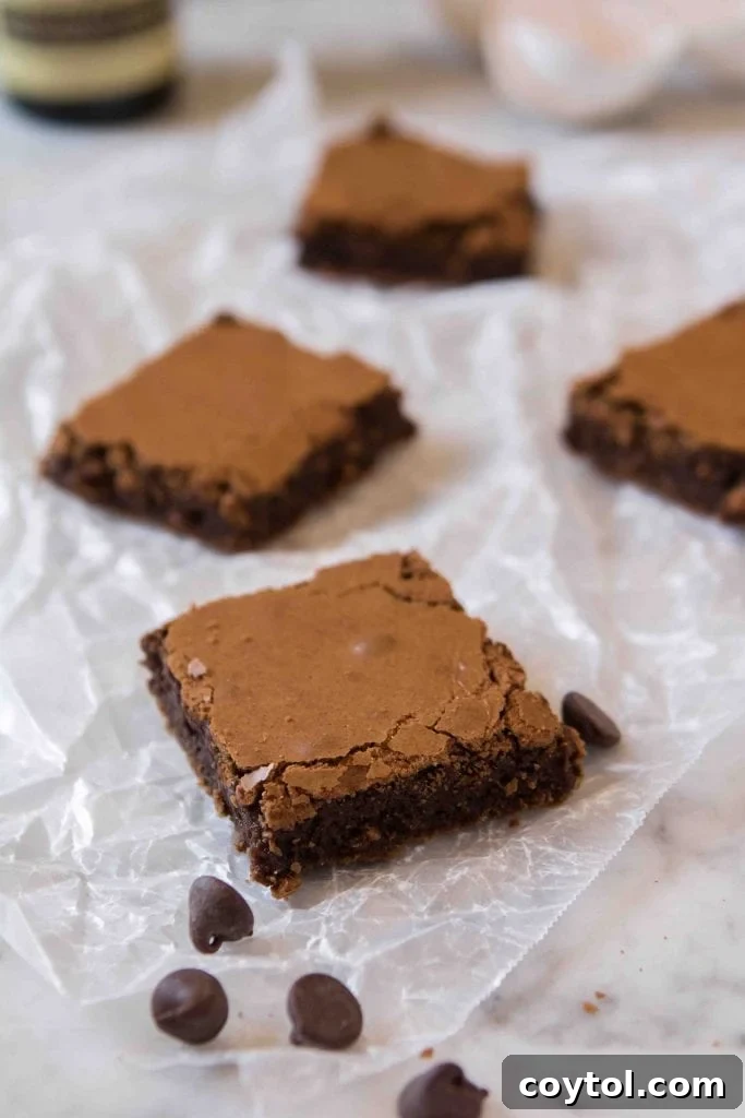 Can you make brownies without cocoa powder? Yes, and they're incredibly fudgy!