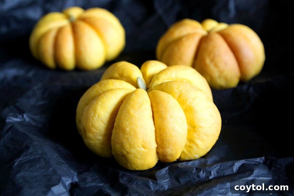 Pumpkin buns from aimadeitforyou for the 2 days of pumpkin recipes