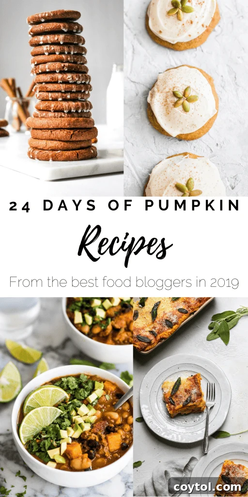 24 days of pumpkin recipe collection