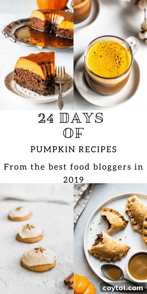 24 days of pumpkin recipes collection collage