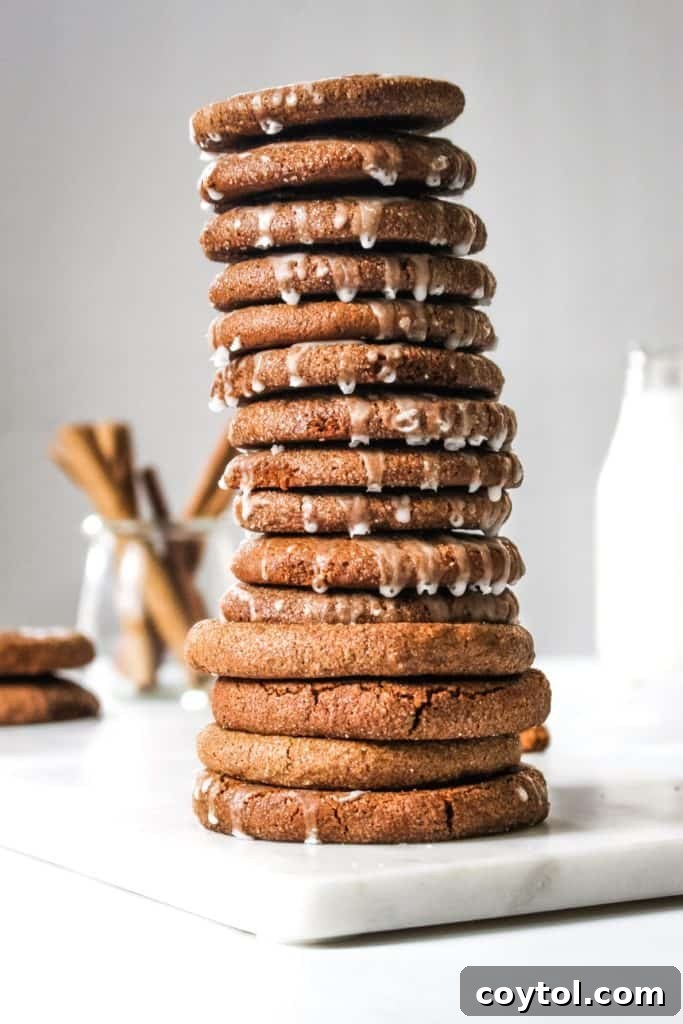 Chewy pumpkin snap cookies for the 24 days of pumpkin recipes